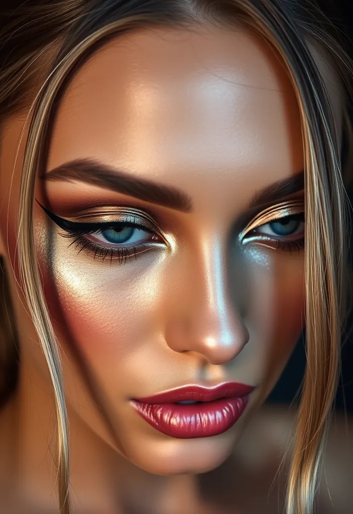 15 Stunning Eye Makeup Looks for Brown Eyes That Will Leave Everyone Speechless! - 8. Metallic Magic