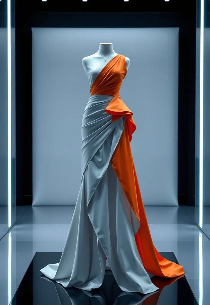 12 Stunning Classy Gowns That'll Make You the Belle of Any Ball! - 11. Futuristic Silhouettes