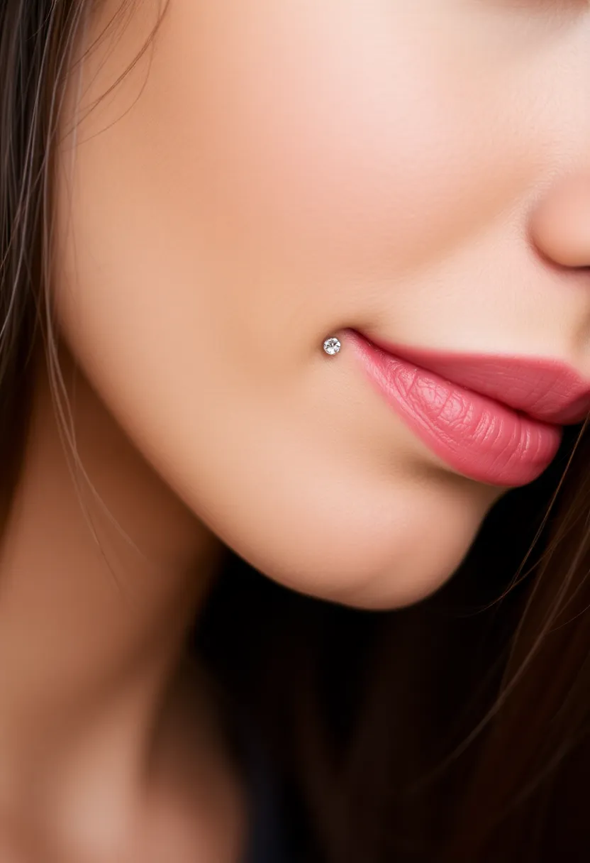 19 Face Piercing Trends for Women That Are Taking Over 2023 (You Won't Believe #15!) - 6. Microdermal Facial Piercings