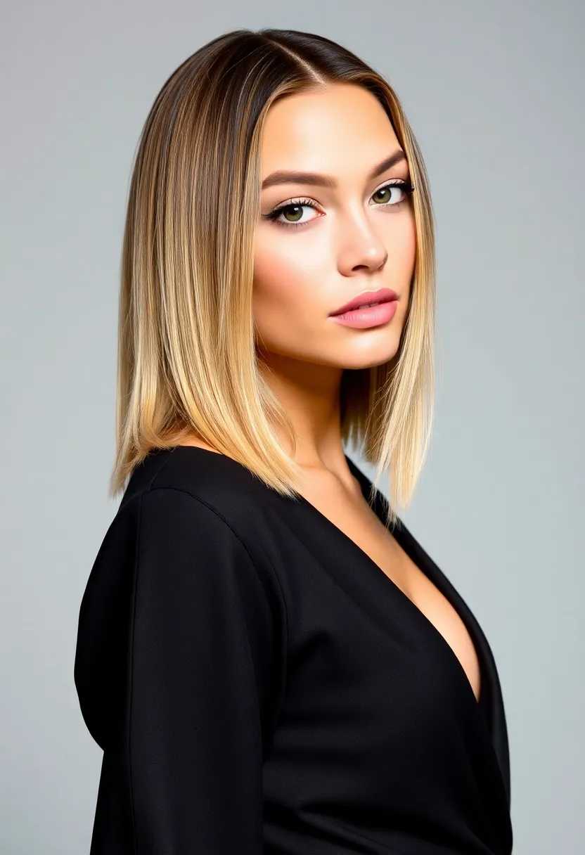 16 Celebrity Dark Blonde Hair Looks That Will Inspire Your Next Salon Visit! - 2. Gigi Hadid's Sleek Lob