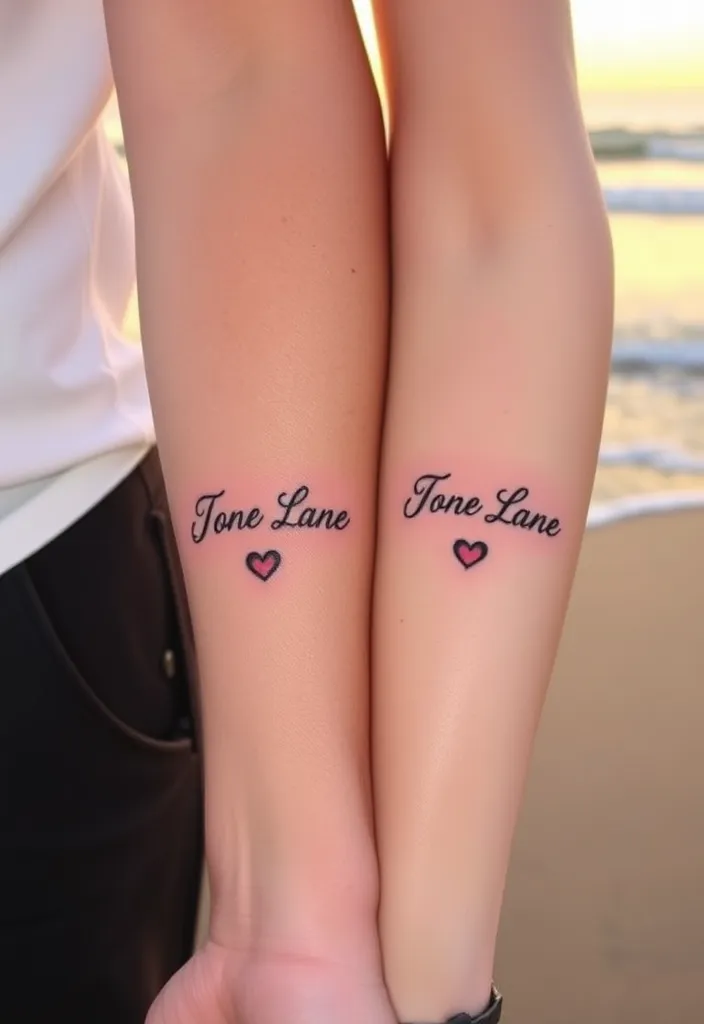 25 Matching Couple Tattoos That Will Make You Say 'Aww!' (You Won't Believe #10!) - 3. Coordinates of Love