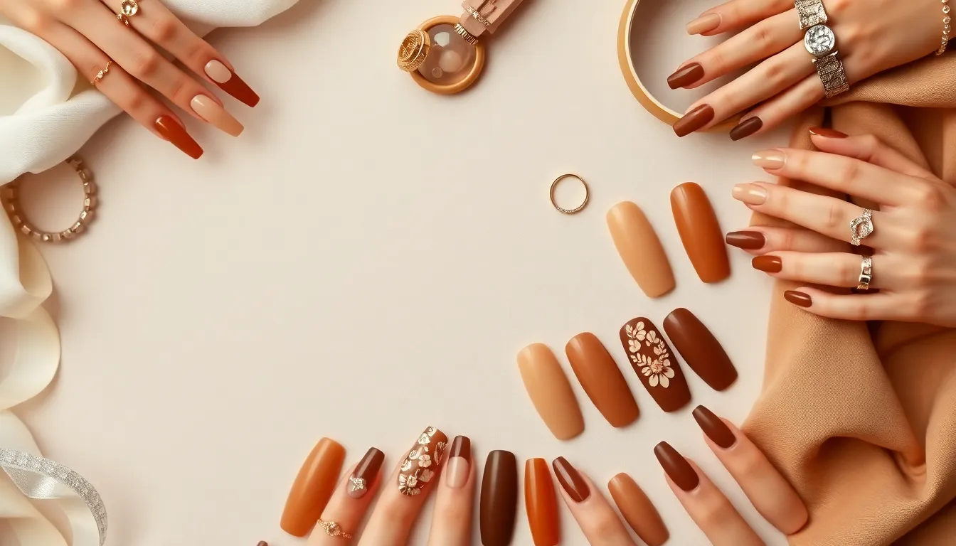 20 Stunning Brown Nails Designs That Will Make You Rethink Your Manicure!