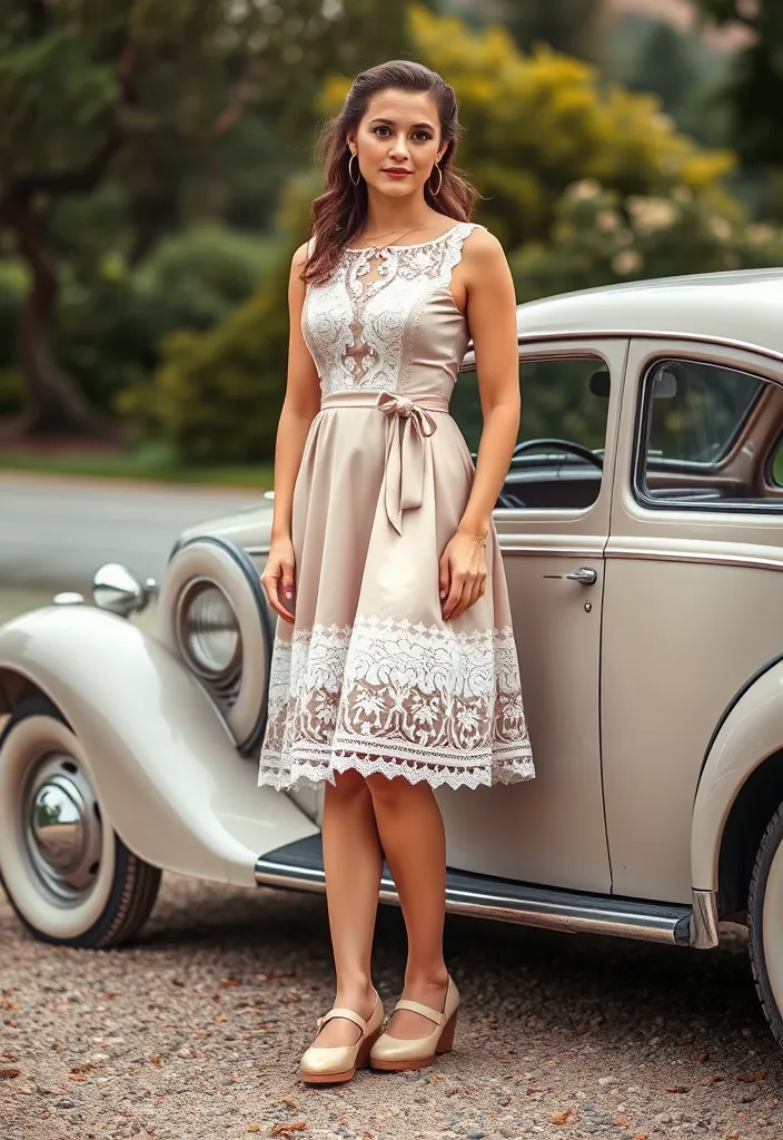 19 Cute and Comfortable Valentine's Outfits That Prove You Can Be Stylish and Cozy (#12 Is a Winner!) - 13. Vintage-Inspired Dress