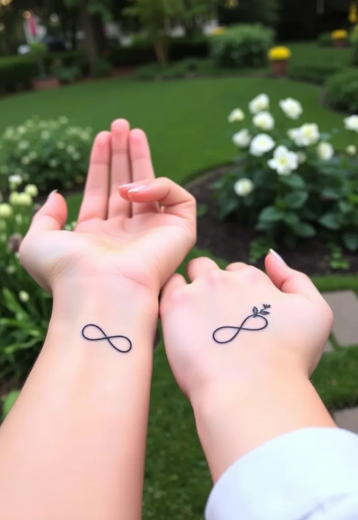 25 Matching Couple Tattoos That Will Make You Say 'Aww!' (You Won't Believe #10!) - 4. Infinity Symbols